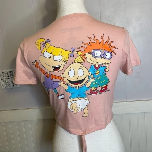 RUGRATS 90s Style Crop Top, baby tee, Graphic Tee - Picture 3 of 11